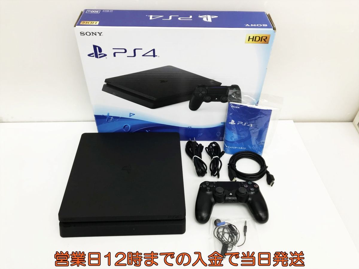 【1円】PS4 本体 セット 500GB ブラック SONY PlayStation4 CUH-2200A 動作確認済み 内箱なし 1A0401-309ke/G4