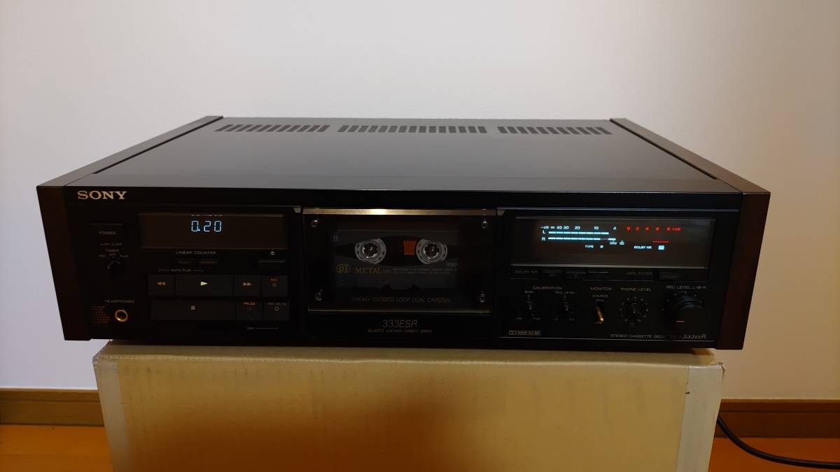 SONY カセットデッキ　333ESR 動作確認済み 最終値下げ！！