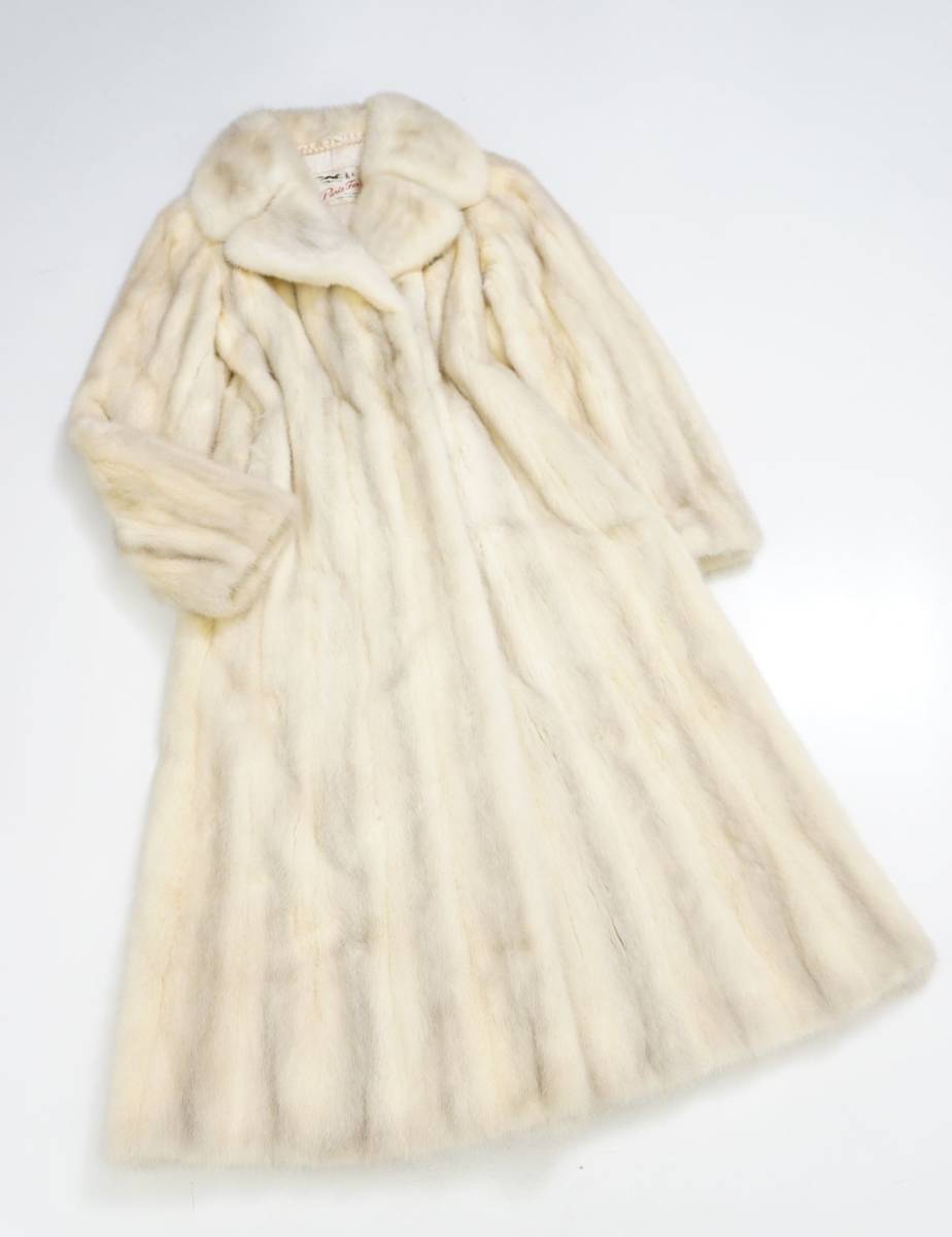 GM6127□最高級毛皮□MINK*パールミンク*ファーコート*ロングコート*リ 
