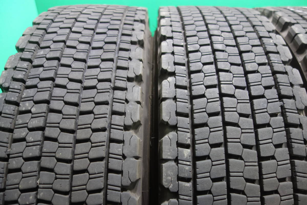 K595-21 送料無料 225/90R17.5 127/125L スタッドレスタイヤ LT 6本セット ブリヂストン W900 6分山 2021年製 ライトトラック