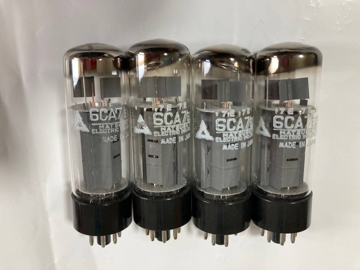 松下 6CA7 ⁄ EL34 真空管 Yahoo!オークション 4本 - 4本セット 中古品