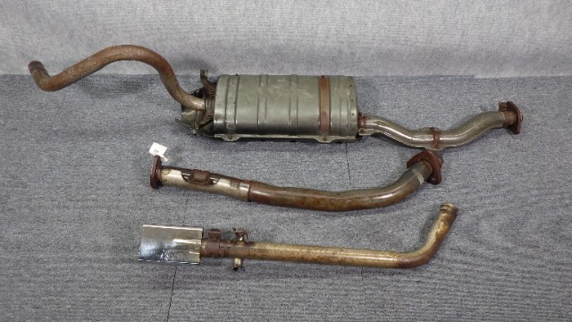 001508 91 E-430 セドリック 4ドア ハードトップ 前期 L20 センターパイプ～リアマフラーセット 3分割