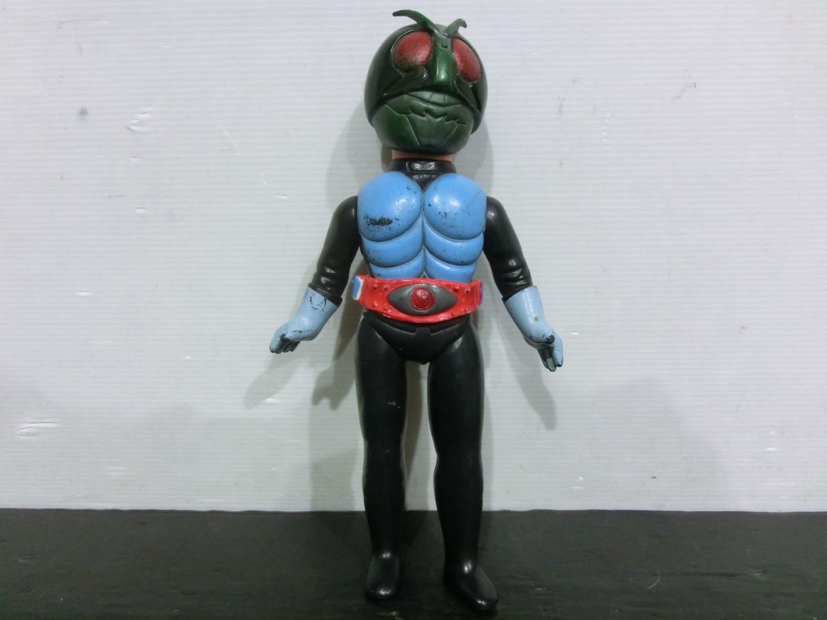 【本物保証】 T Q7-71 60サイズ Bandai/バンダイ/仮面ライダー 1号/ソフビ/スタンダードサイズ 汚れ 塗装剥がれ有(ソフビ)｜売買されたオークション情報、yahooの商品情報をアーカイブ公開 - オークファン ソフビ
