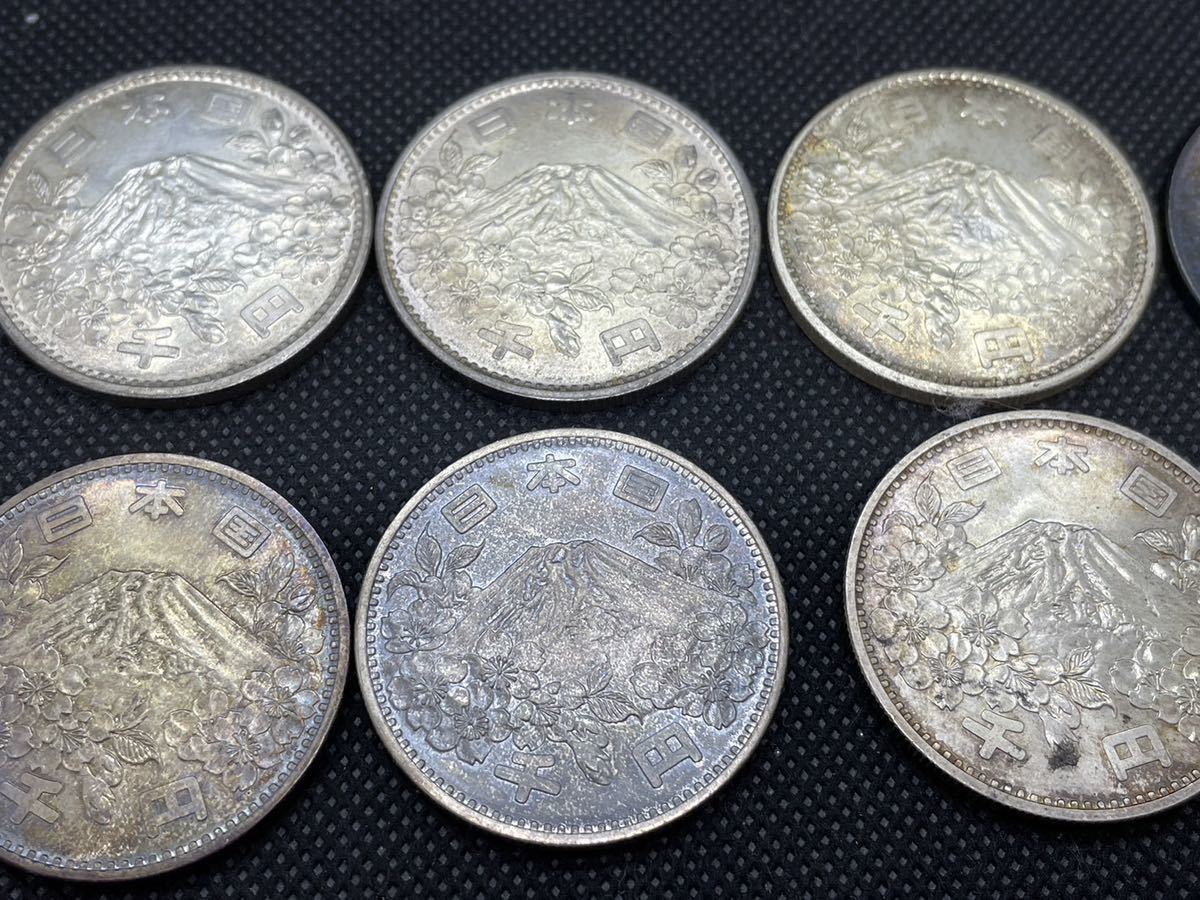 人気，2025 東京オリンピック1964（昭和39年）【1000円銀貨 10枚セット】長期保管品 現状品 記念硬貨