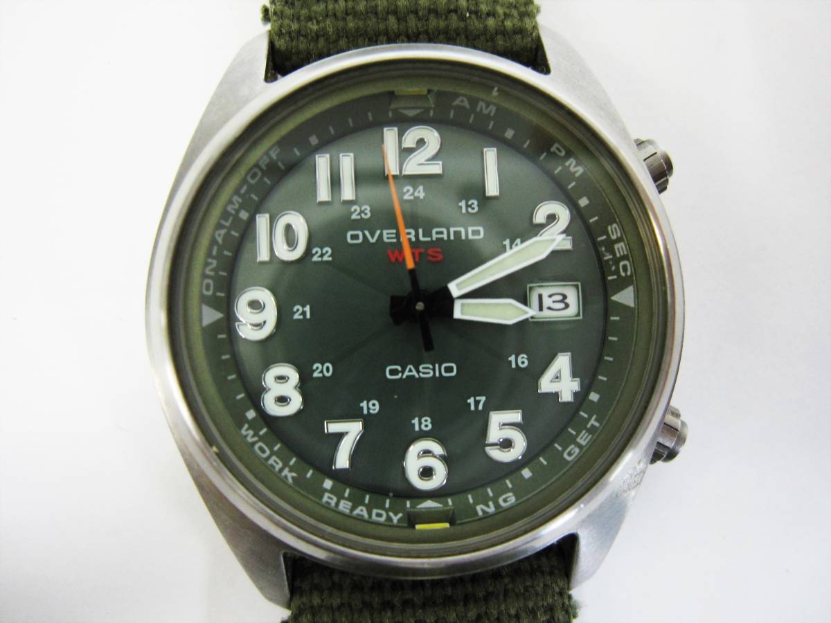 カシオ⁄OVERLAND(オーバーランド)⁄型番：OVW-100BJ⁄ソーラー電池 【YT
