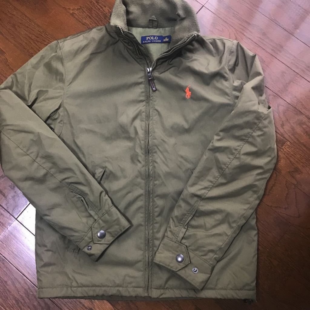 POLO RALPH LAUREN ポロラルフローレン ブルゾンジャケット　カーキ　メンズXS レディースにも