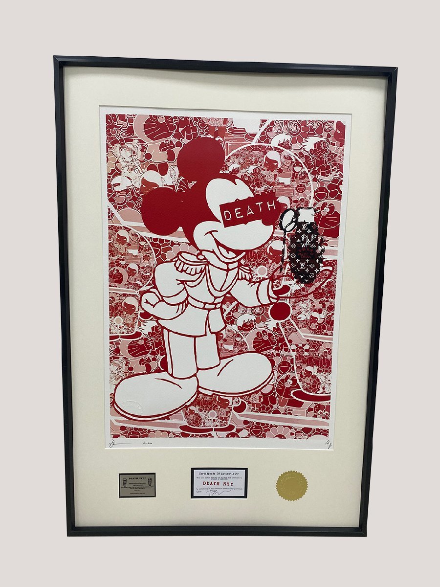 DEATH NYCMickey ＆ Minnie世界限定100枚 DEATH 世界限定☆ミッキー