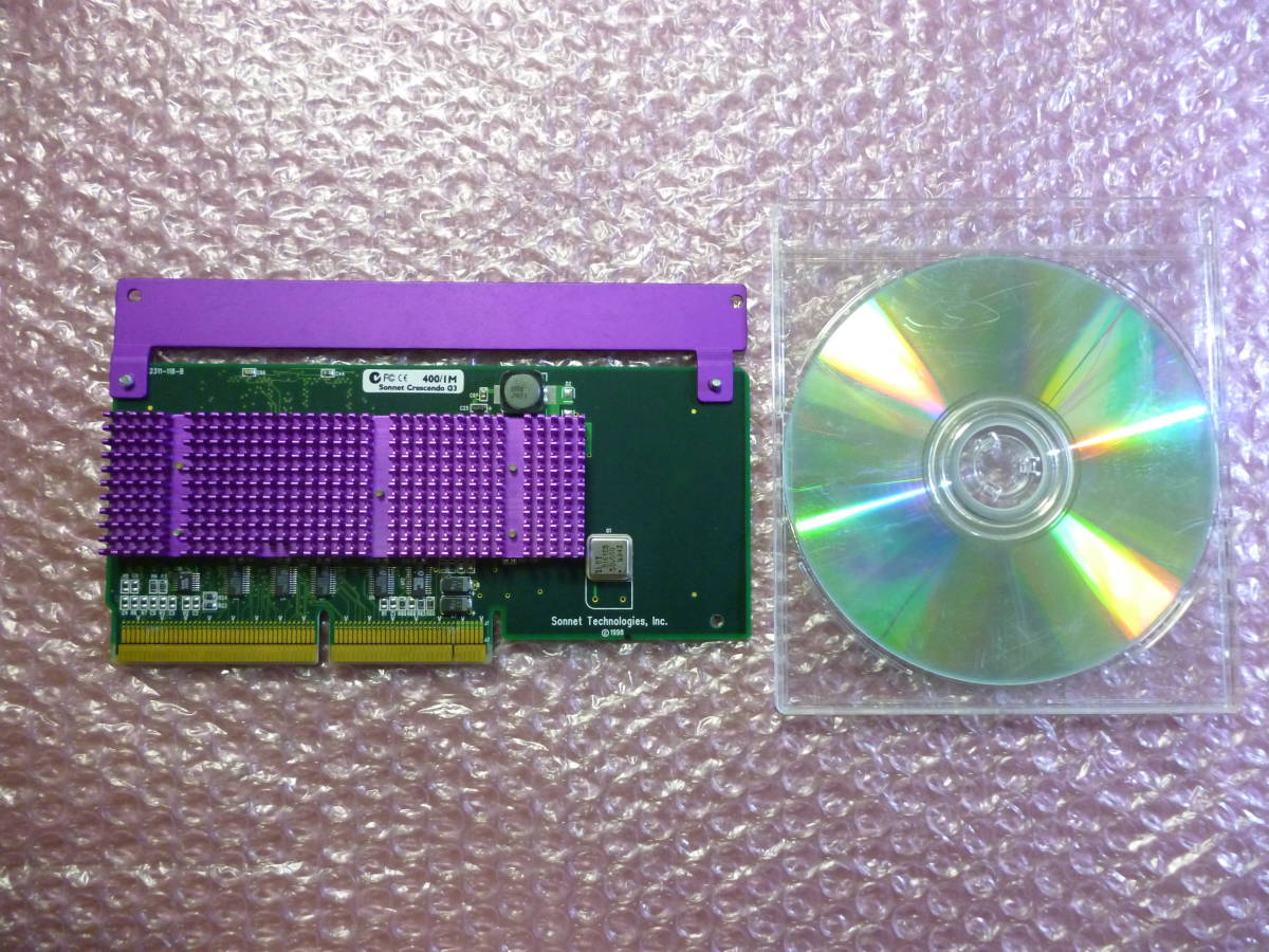 Sonnet Crescendo G3 G3⁄L2 Macintosh CPU 400⁄512 Power Mac
