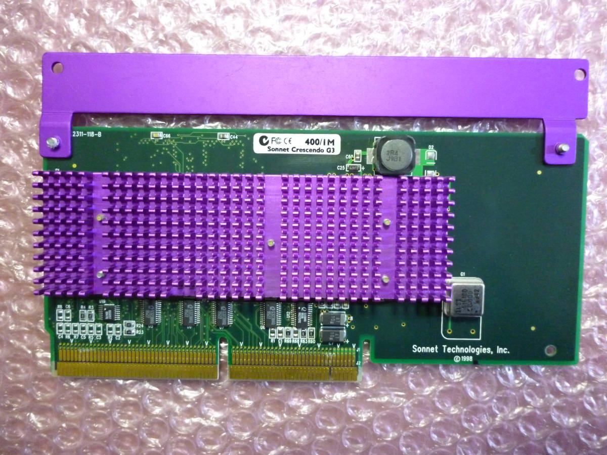 Sonnet Crescendo G3 G3⁄L2 Macintosh CPU 400⁄512 Power Mac