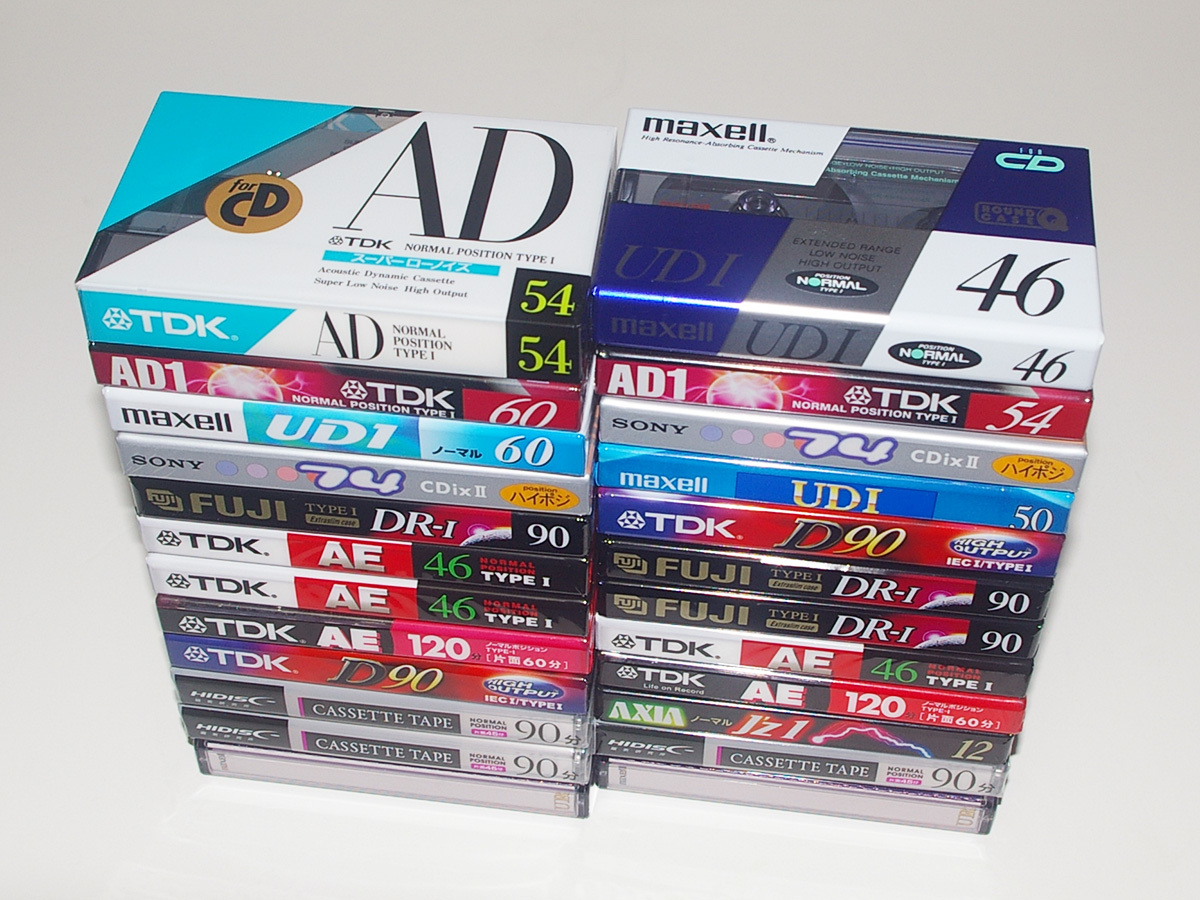 □TDK SONY AXIA(FUJI) MAXELL 他 カセットテープ まとめて【未開封