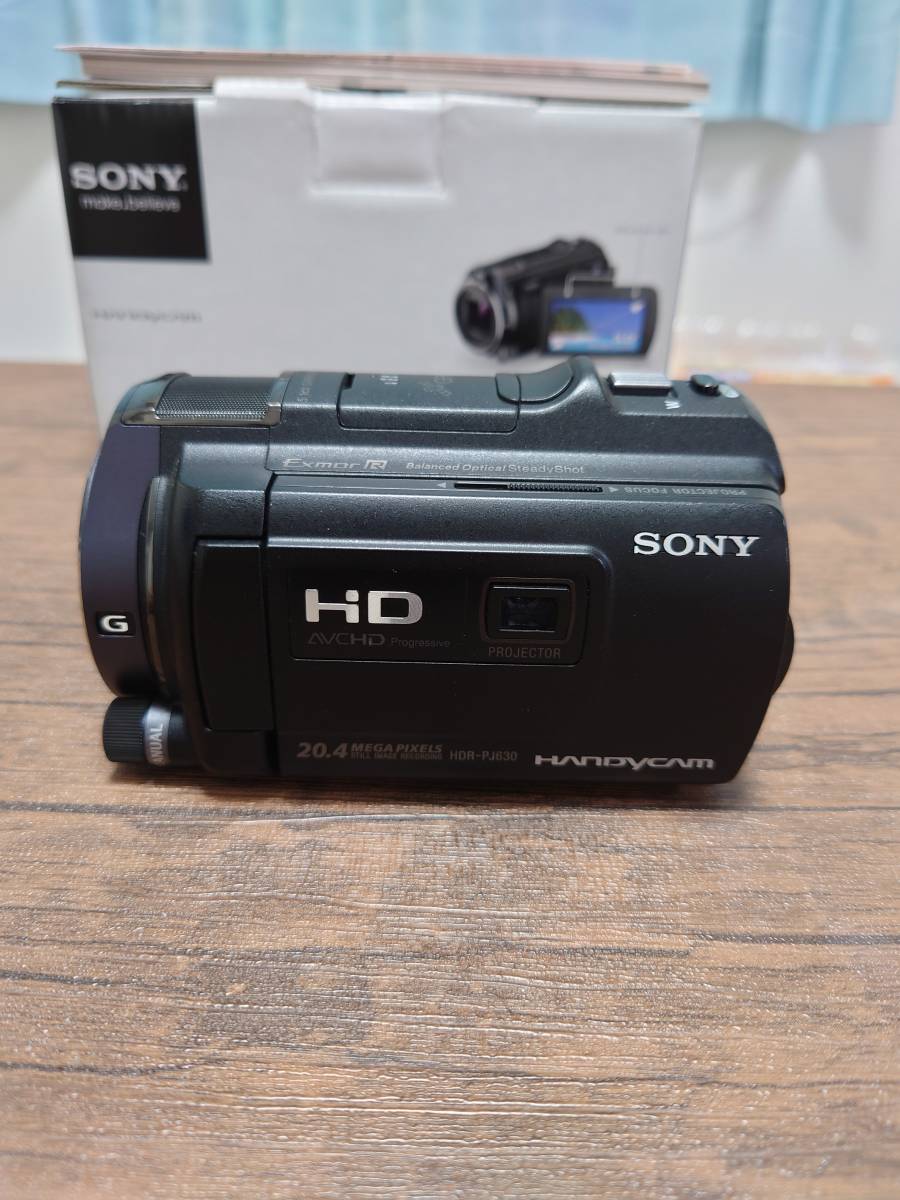 送料無料☆動作確認済 極上美品 SONY HDR-PJ630V(B) 64GB ブラック