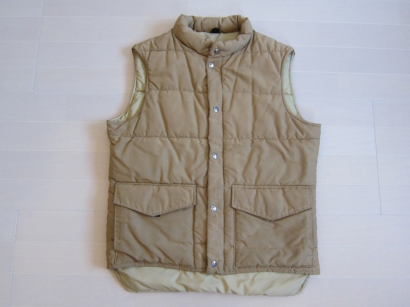 70s 80s ビンテージ WOOLRICH ウールリッチ 白タグ ダウン ベスト M