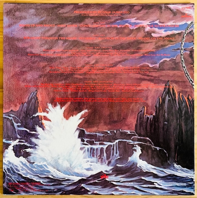 Dio 'Holy Diver' LP Re-Issue Black Vinyl