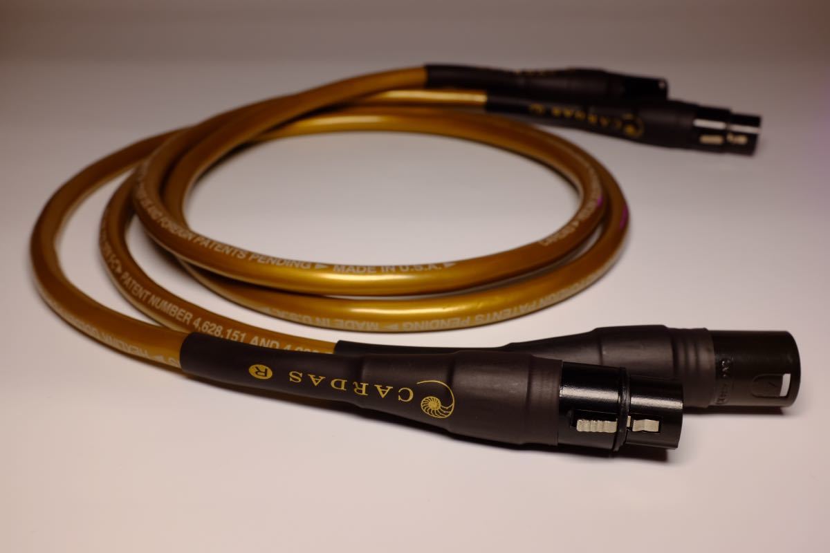 Cardas Hexlink Golden XLR T golden-5cxlr Five-C 10ft - Pair Cable