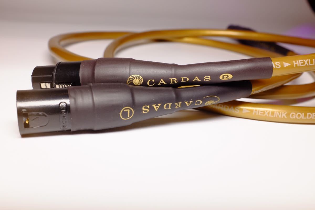 Cardas Hexlink Golden XLR T golden-5cxlr Five-C 10ft - Pair Cable