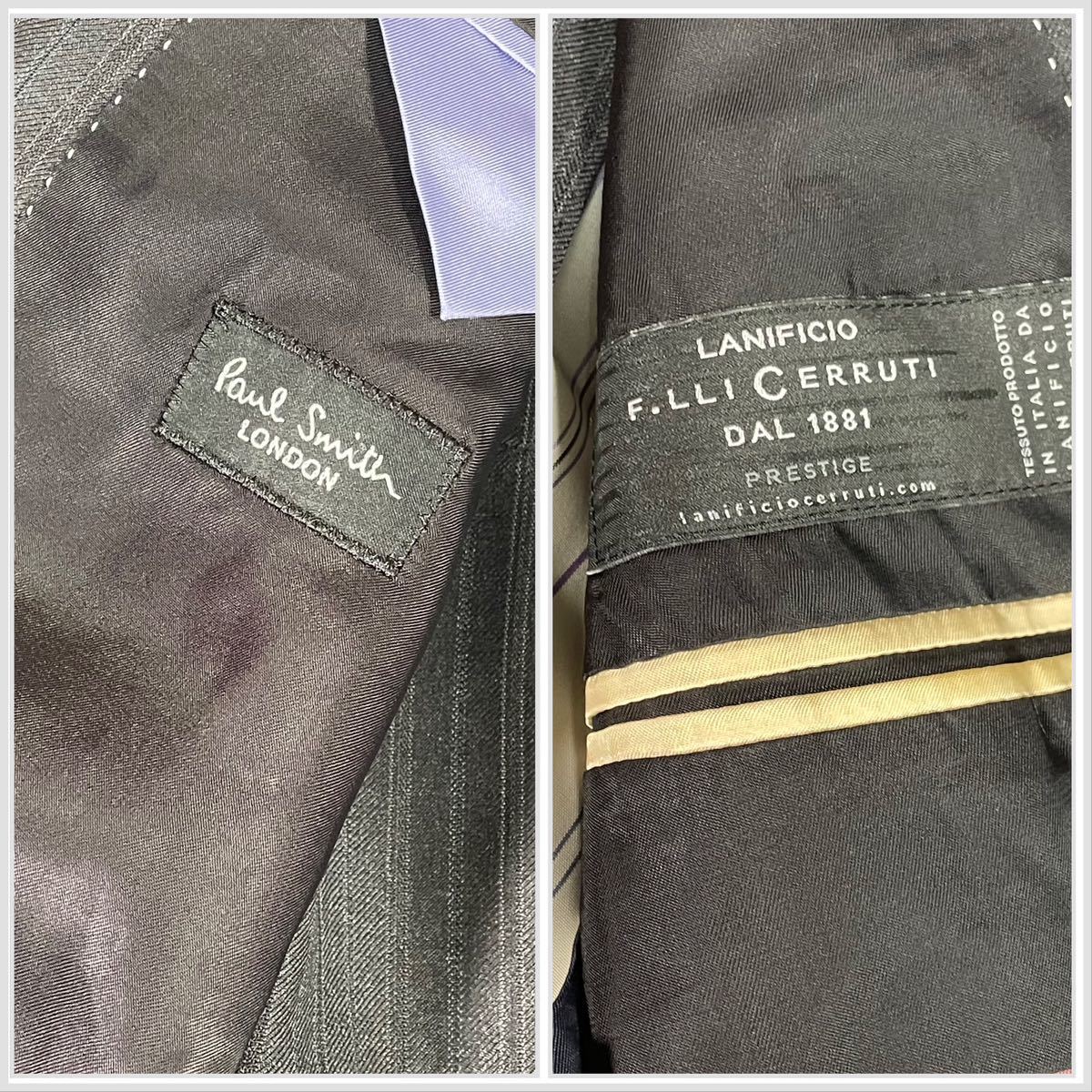 Paul Smith 【エリート紳士】 ポールスミス 3ピーススーツ LANIFICIO