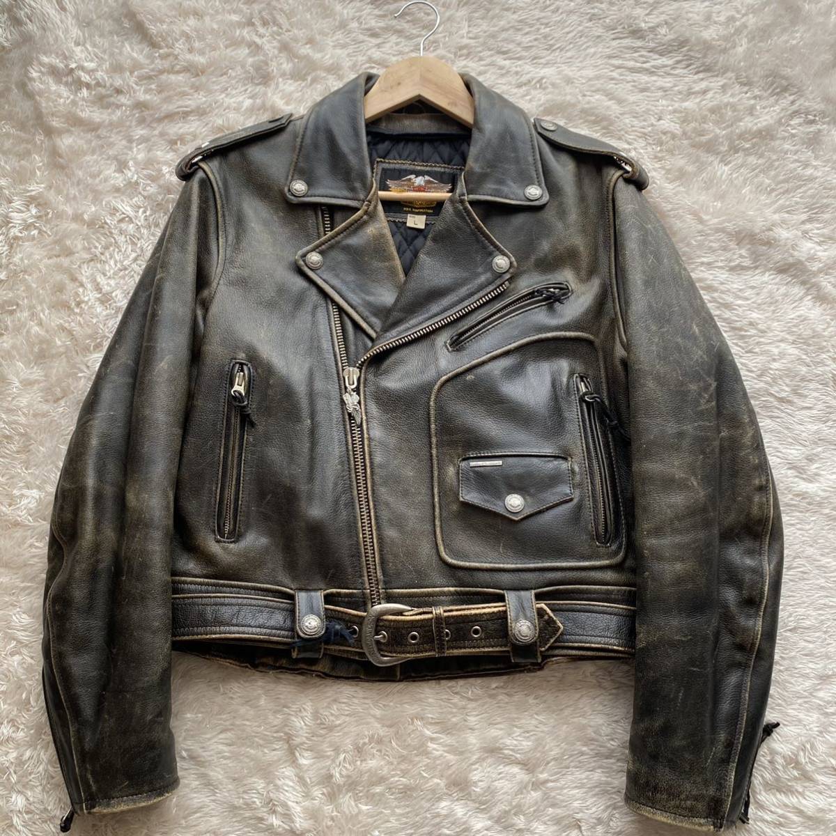 歴戦の証』 HARLEY DAVIDSON ハーレーダビッドソン レザー