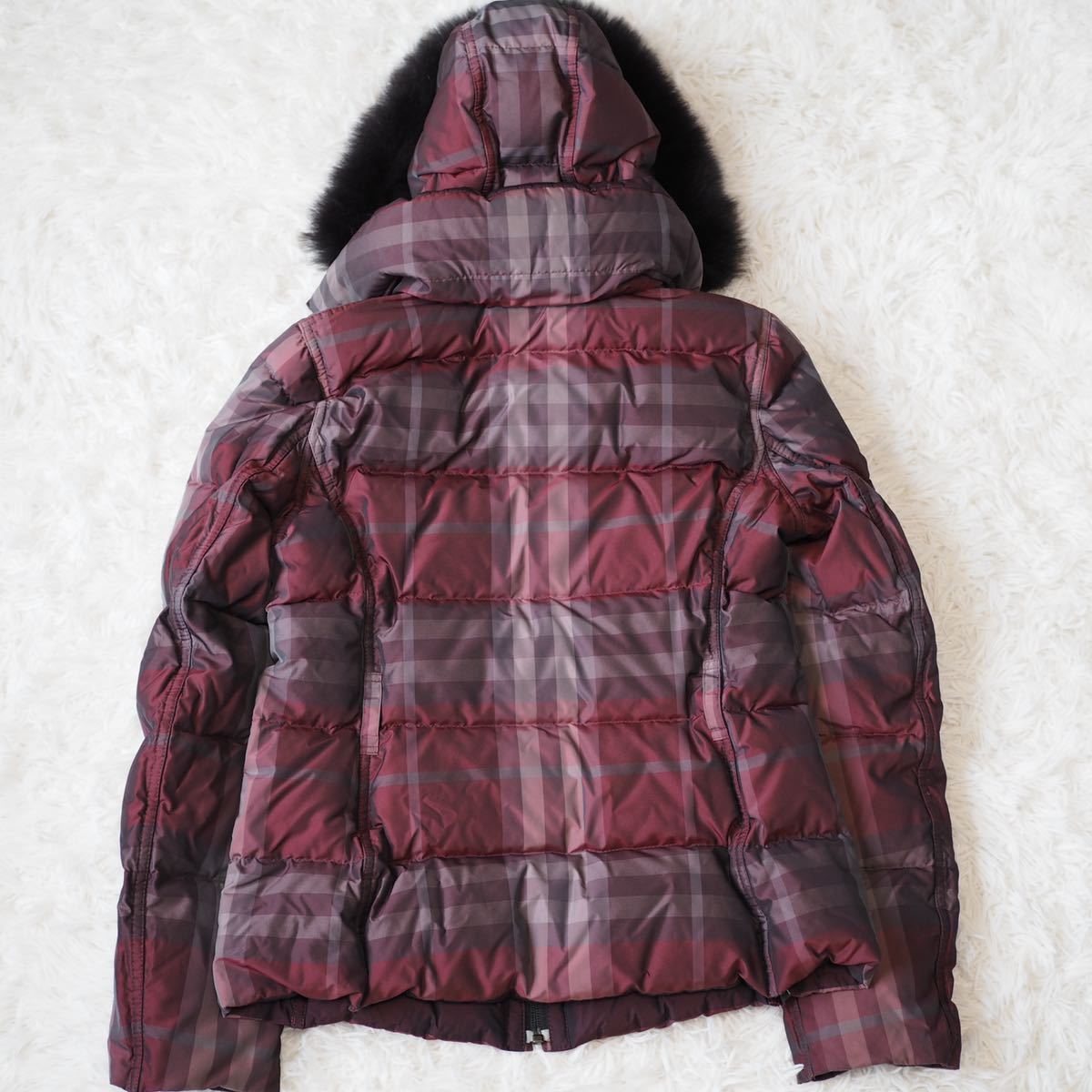 1円~【BURBERRY LONDON】バーバリーロンドン リバーシブル ダウン