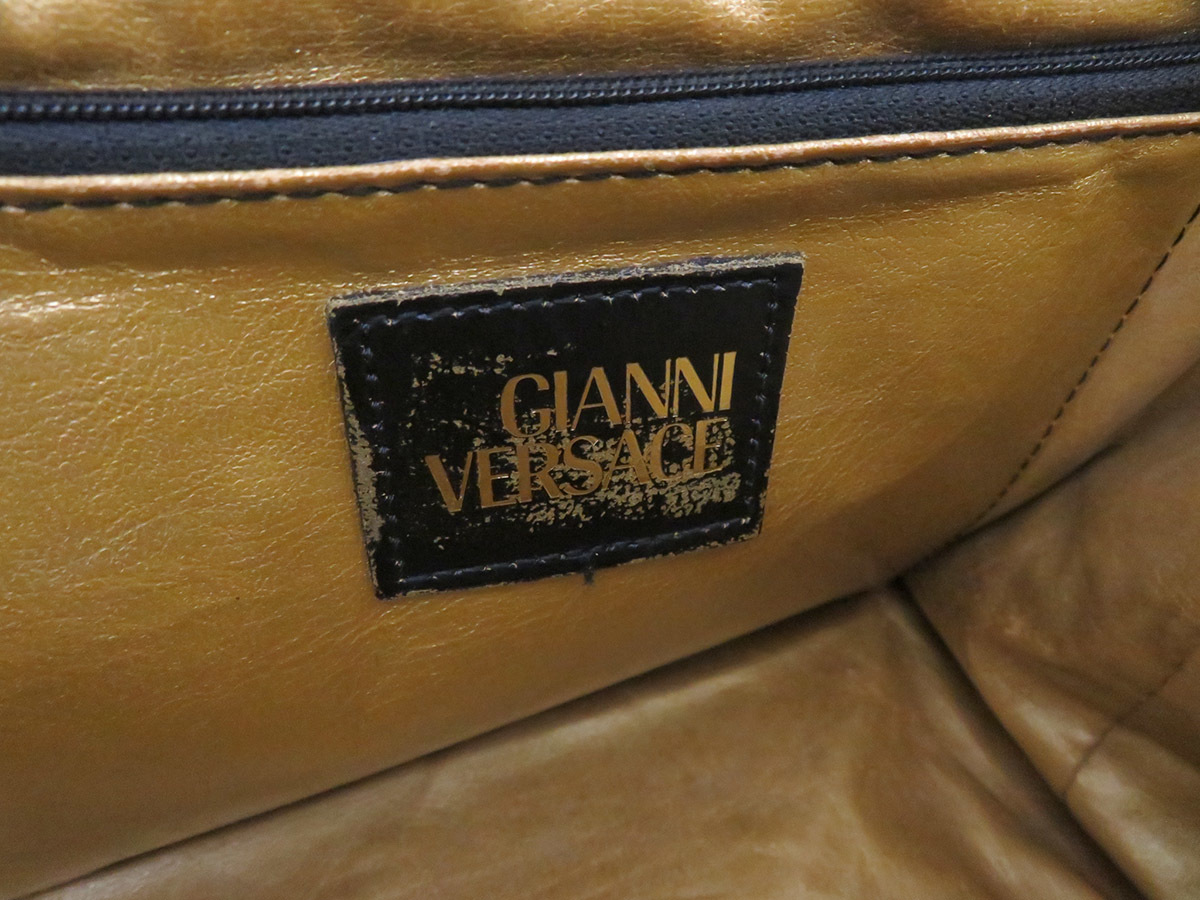 VERSACE 中古・古着通販GIANNI ヴェルサーチ 豹柄 ボストンバッグ