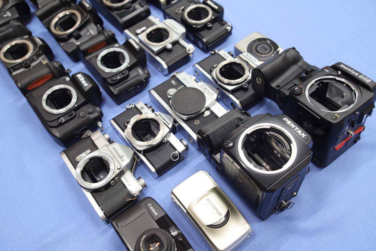Nikon U フィルムカメラ レンズ フラッシュ Velbon三脚 セット