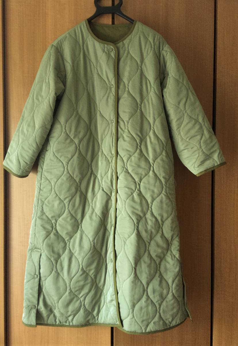 ★未使用★SM2★リバーシブルキルトコート★カーキ★フリーサイズ★送料無料★サマンサモスモス★2way★ひょうたんキルト★