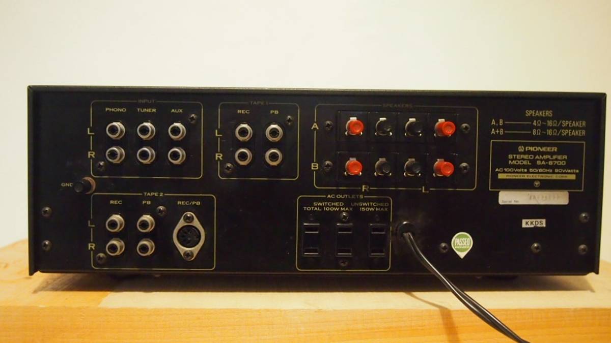 希少・当時物Pioneer SA-6700 & TX-6300 セットブランド公式