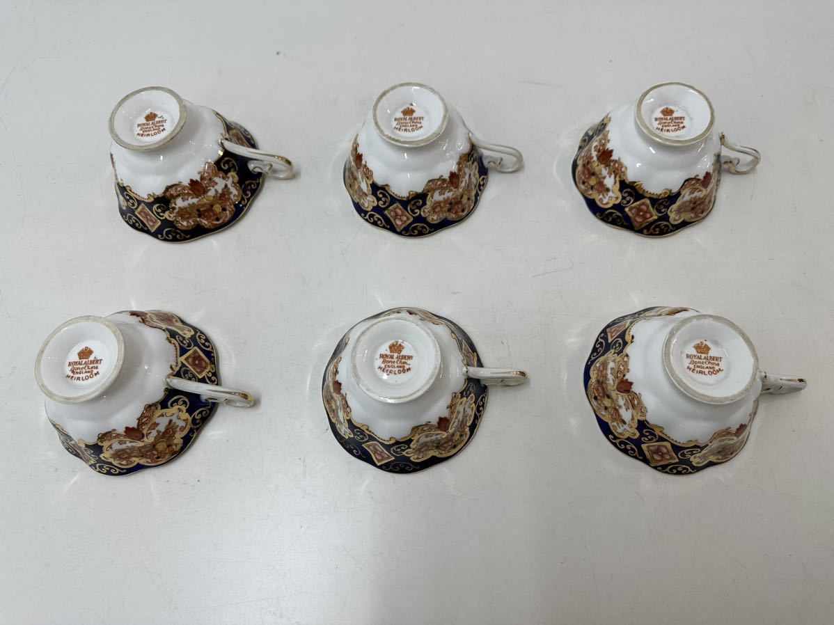 カップ&ソーサー 6客セット HEIRLOOM エアルーム ROYAL ALBERT カップ&ソーサー 6客セット HEIRLOOM エアルーム ROYAL ALBERT