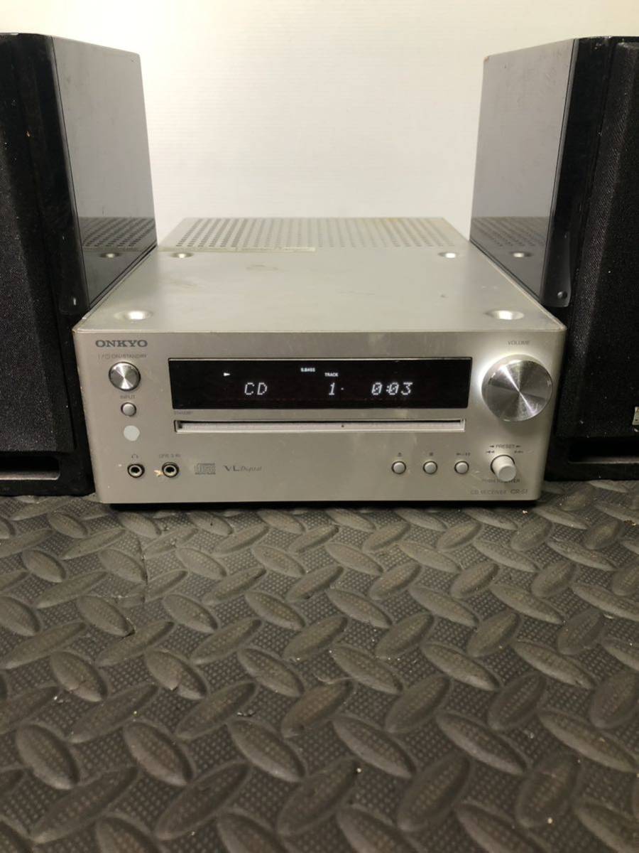 ONKYO オンキョー CDレシーバー CDデッキ CR-S1 スピーカー D-S1 CD