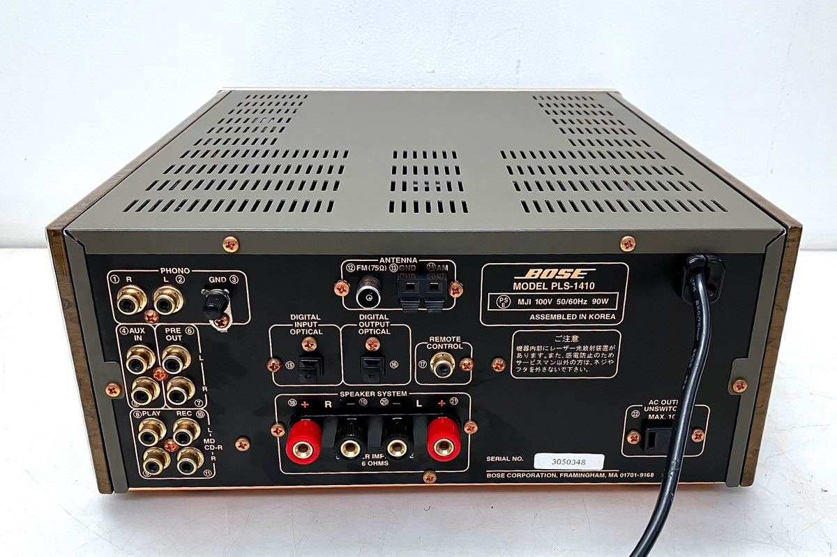 ジャンク BOSE PLS-1410 CD レシーバー オーディオ 機器 T3339744 CD