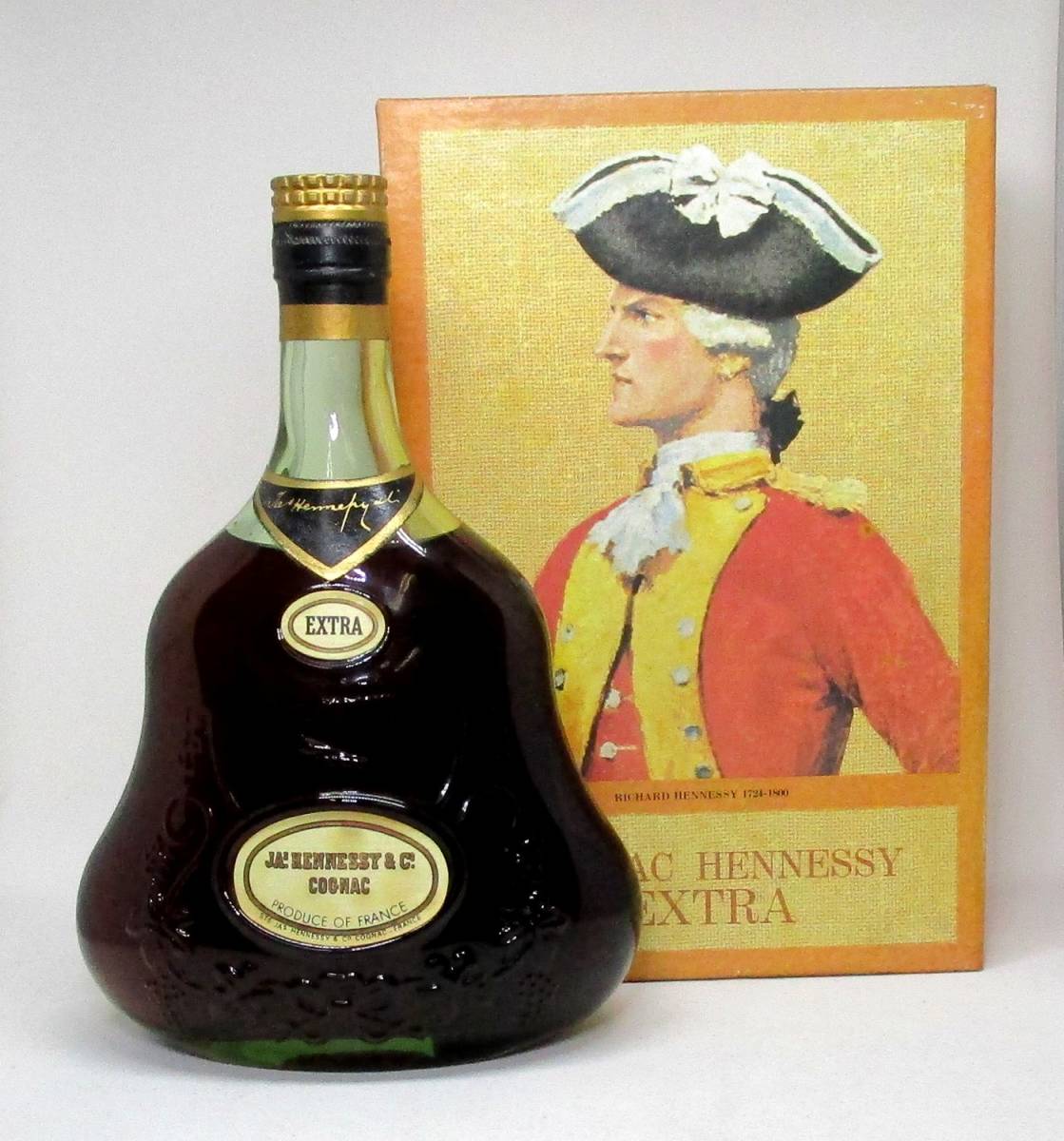 未開栓古酒】◇JAs.Hennessy EXTRA ヘネシー エクストラ 金キャップ