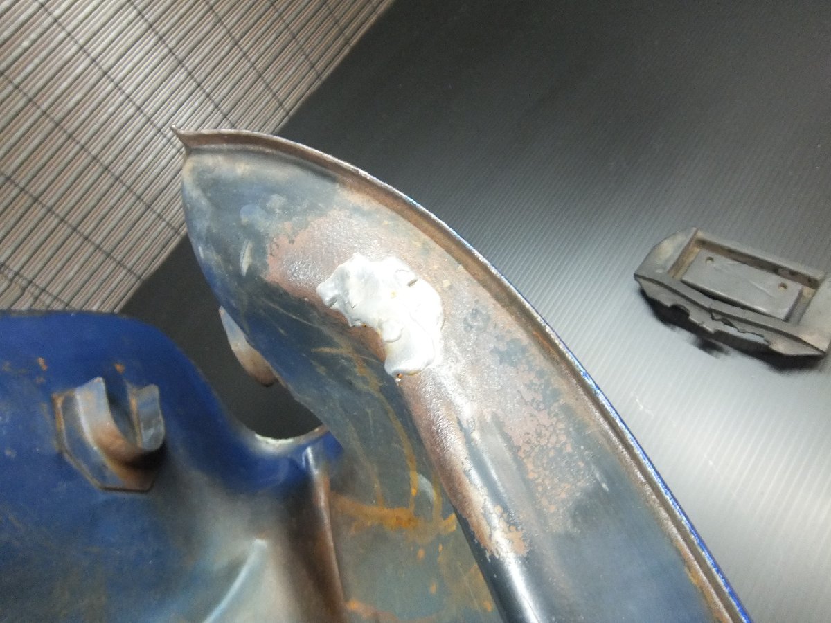 ホンダ　CB400FOUR　ガソリン燃料タンク　実動品（昭和名車　旧ヨンフォア　408cc　実動車両より　絶版名車　アオタン　昭和51年型_10