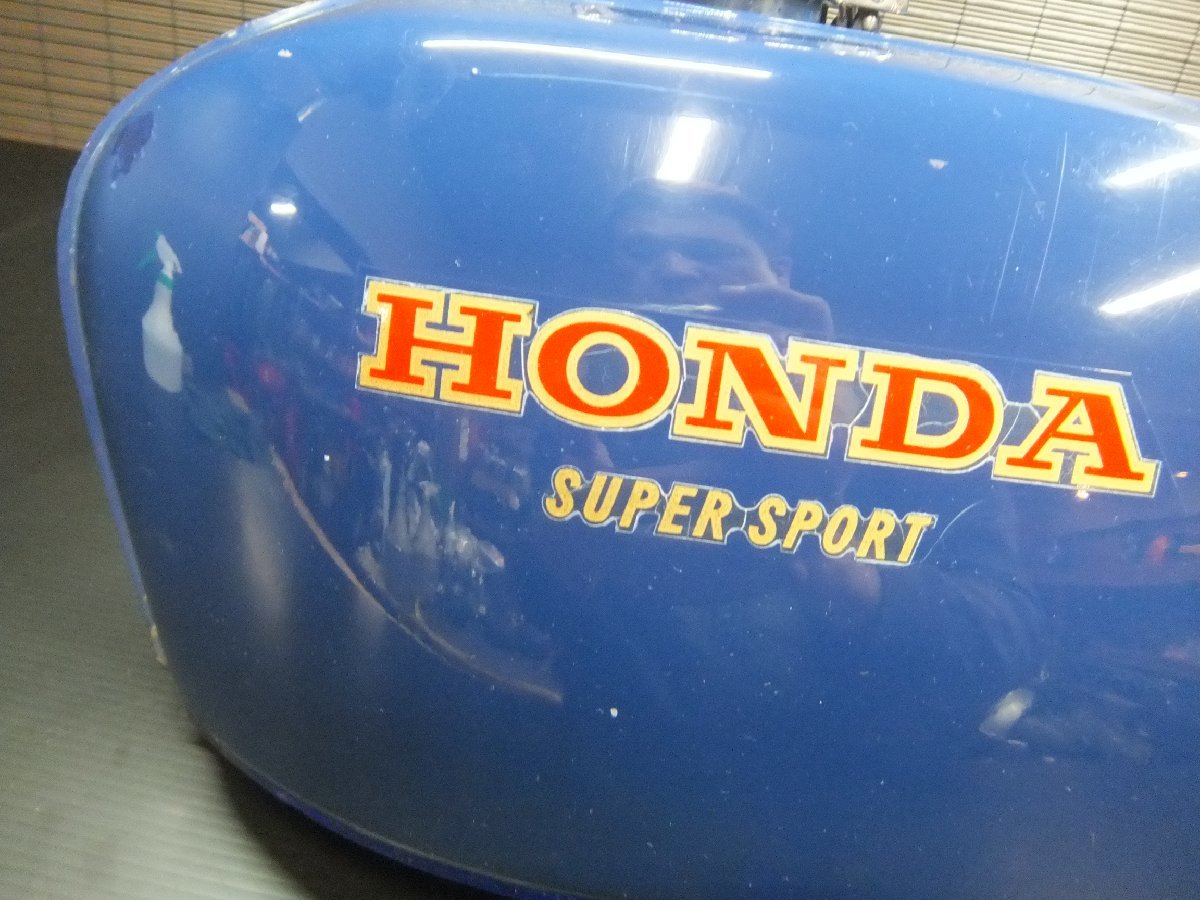 ホンダ　CB400FOUR　ガソリン燃料タンク　実動品（昭和名車　旧ヨンフォア　408cc　実動車両より　絶版名車　アオタン　昭和51年型_2