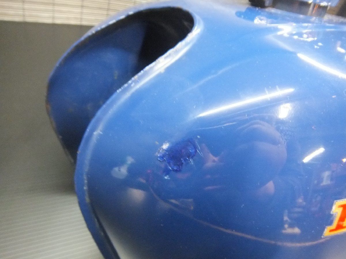 ホンダ　CB400FOUR　ガソリン燃料タンク　実動品（昭和名車　旧ヨンフォア　408cc　実動車両より　絶版名車　アオタン　昭和51年型_3