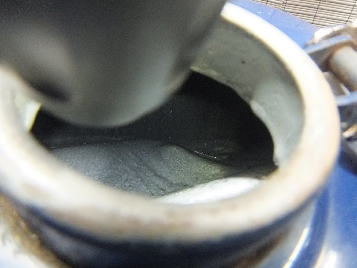 ホンダ　CB400FOUR　ガソリン燃料タンク　実動品（昭和名車　旧ヨンフォア　408cc　実動車両より　絶版名車　アオタン　昭和51年型_8