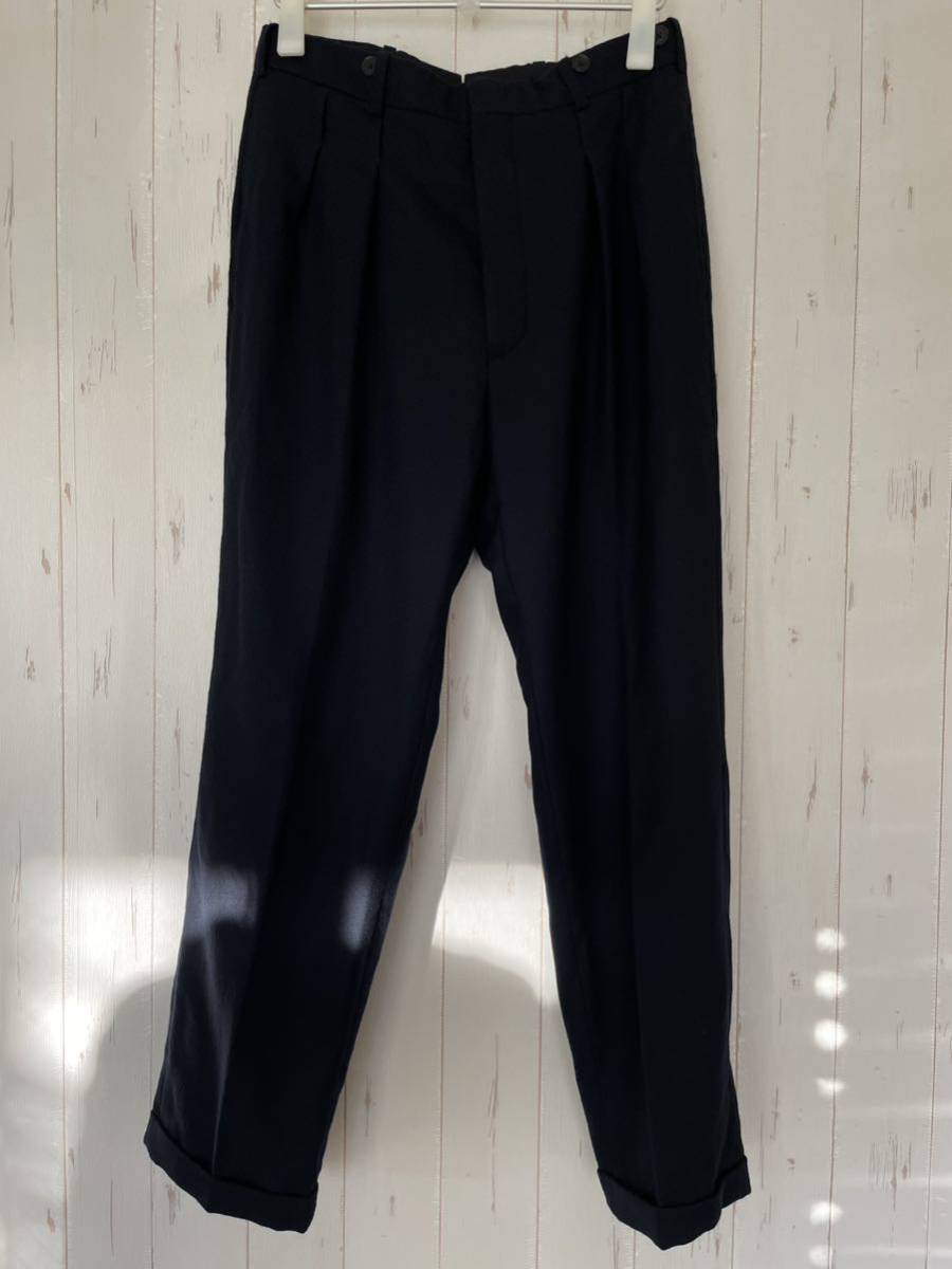 未使用品 RRL ダブルアールエル ウールスラックス 30 ネイビー