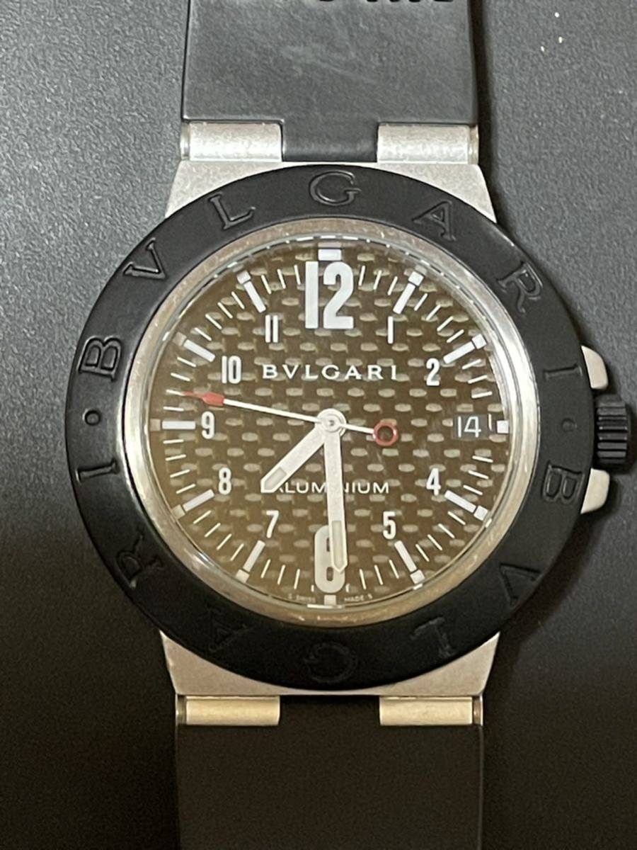 アルミニウム BVLGARI ブルガリ AL38TA 自動巻き 腕時計 - 腕時計