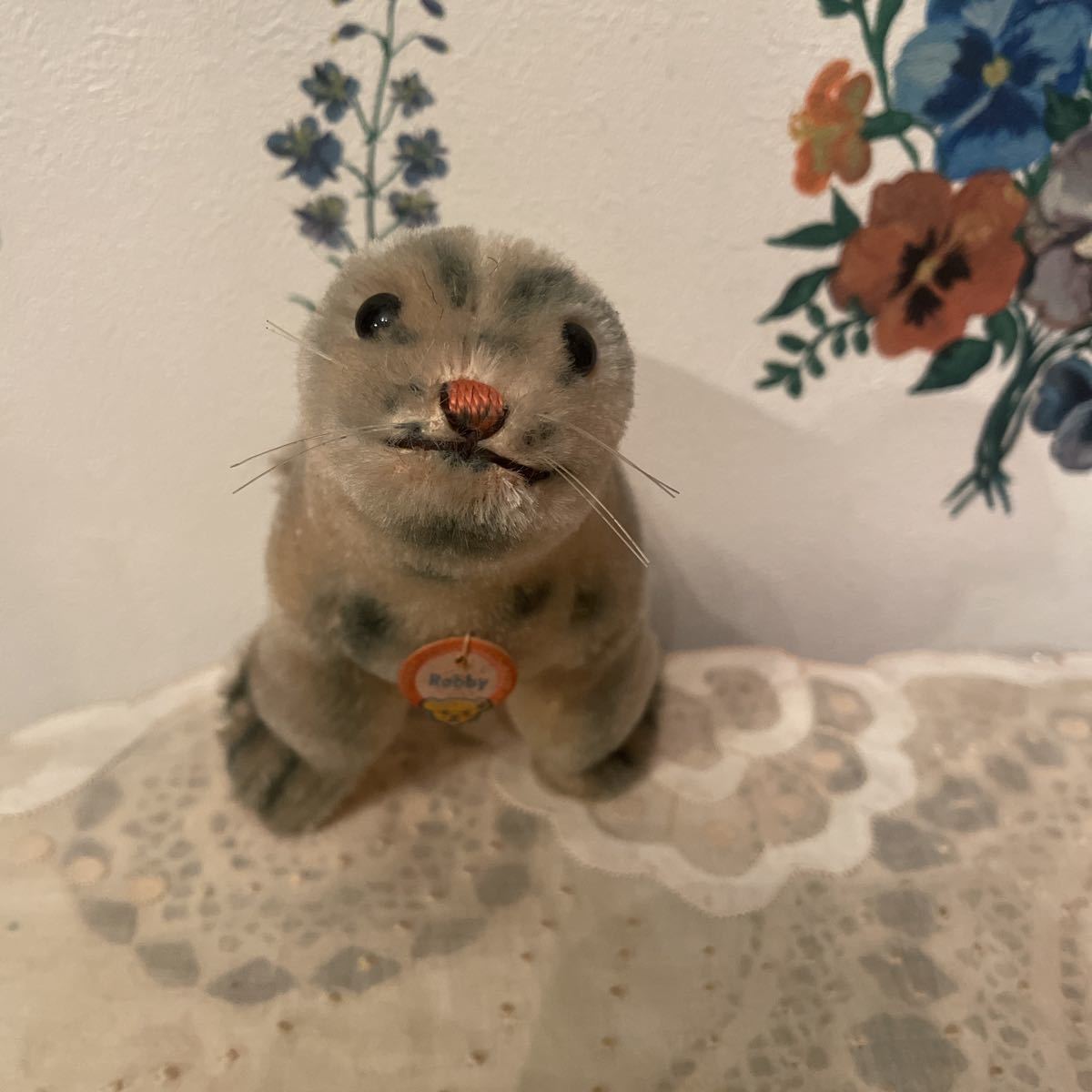 ヴィンテージ シュタイフ アザラシ ロビー robby steiff ぬいぐるみ 