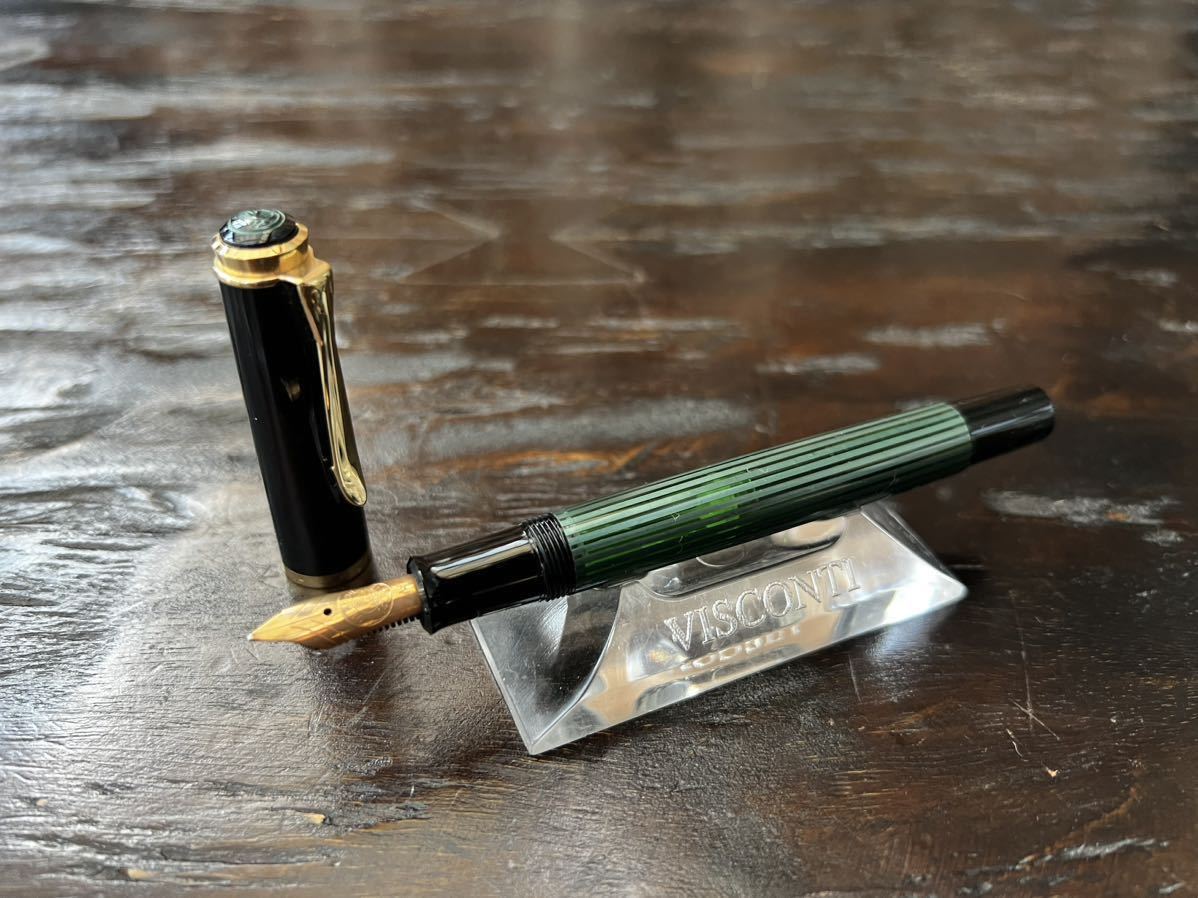 HOPE MARKER 330 スキー用金具　１９６０年代 Pelikan 緑縞 M400 green-stripe F-nib M400(#500) ペリカン | Green