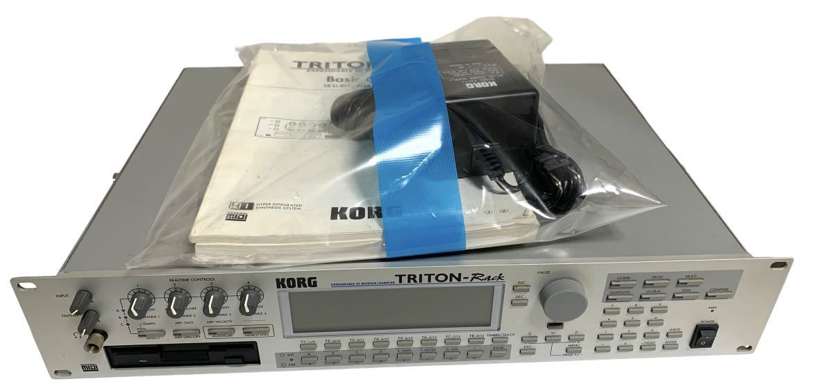 KORG TRITON-Rack 電源ケーブル付 KORG TRITON Rack 音源モジュール