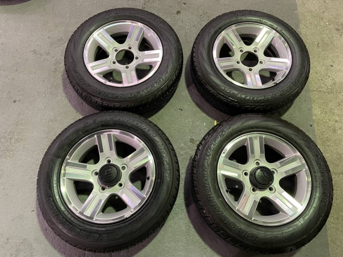 赤字超特価，高品質 B-1181 ジムニー JB23W 純正16インチアルミホイール ヨコハマジオランダー 175/80-16 室内保管(ラジアルタイヤ)｜売買されたオークション情報、yahooの商品情報をアーカイブ公開 - オークファン 5穴