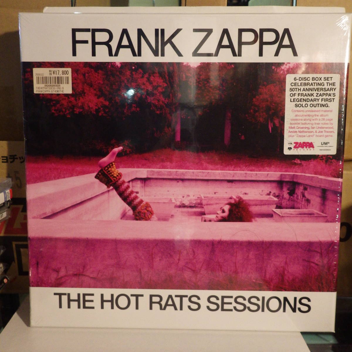 Frank Zappa CD 6枚セット 未開封新古品 【6CD BOX】FRANK ZAPPA HOT RATS SESSIONS 発売50周年