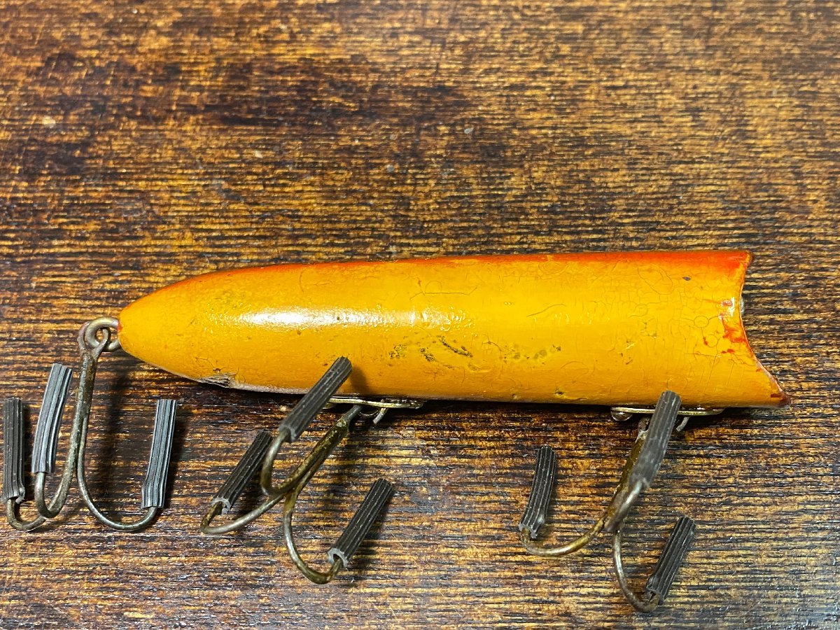 40s HEDDON Lucky13 ⁄ ウッド グラスアイ ⁄オールドヘドン