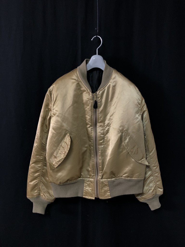 USA製◆CORINTH コリンス エアフォースマーク付　フライトジャケット MA-1 M ゴールド　90s　ヴィンテージ