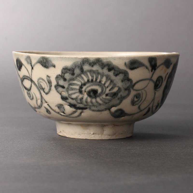 委託HK◇時代 呉須茶碗 (茶道具 茶碗 呉洲 伝統工芸 古美術) 【公式通販】