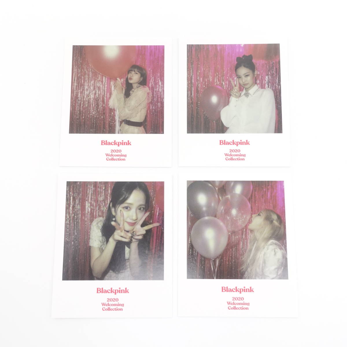 BLACKPINK シーグリ2020 ジス リサ ロゼ ジェニ BLACKPINK ポラロイド シーグリ2020年 Welcoming Collection/ジス