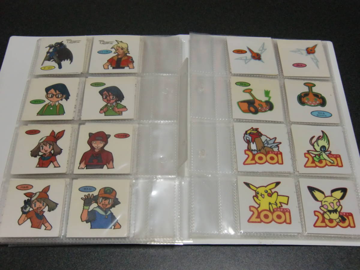 デコキャラシールホルダー 13冊、 ポケモンシール 大量1920枚の