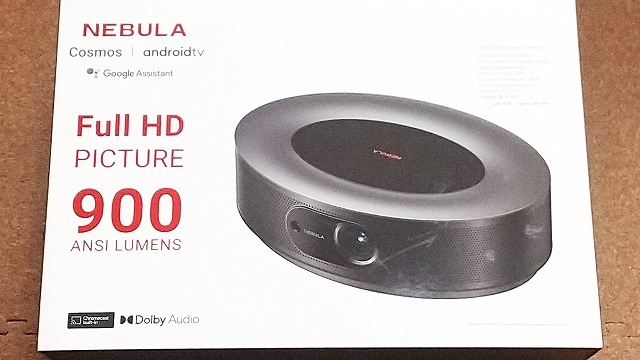 【新品・未使用・送料無料】Anker Nebula Cosmos android tv ネビュラ プロジェクター 家庭用 フルHD 1080p 900 ANSI ルーメン