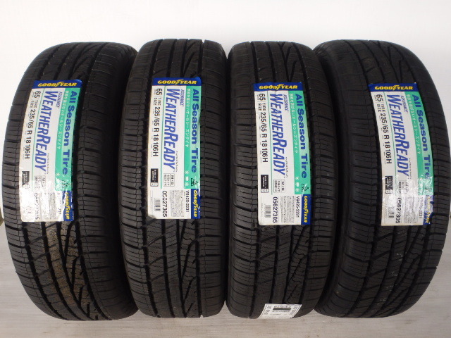 グッドイヤー Assurance WeatherReady 235/65R18 106H 新品処分 4本セット オールシーズンタイヤ 2019年製