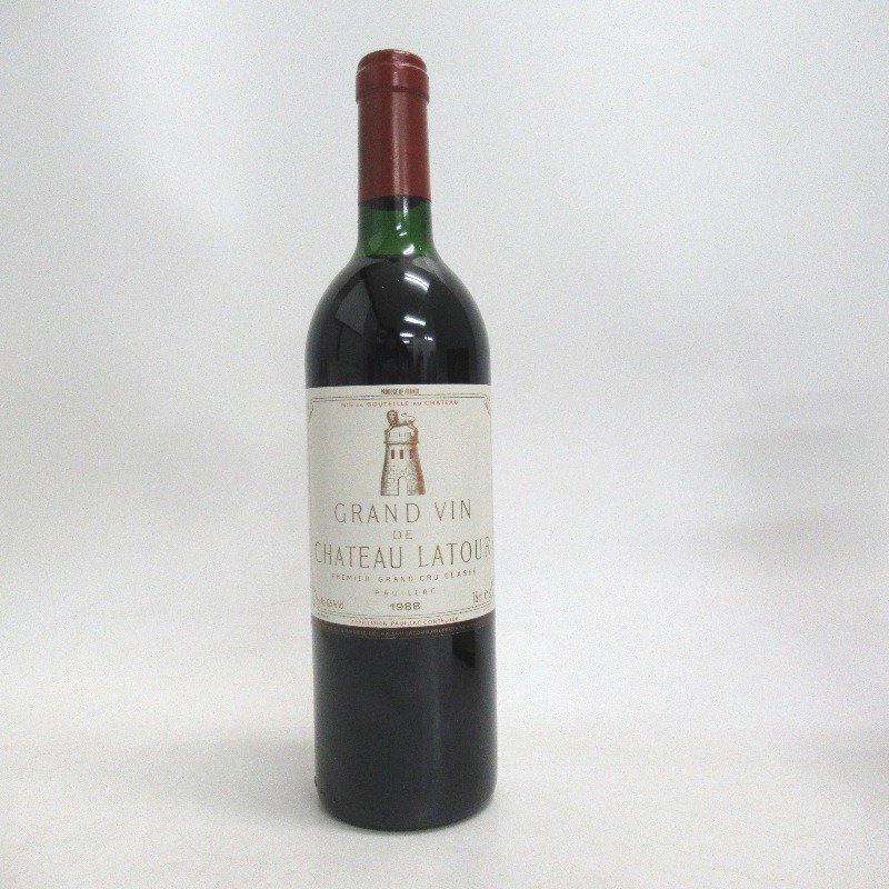 ラトゥール シャトー 1988年 750ml フランス ラトゥール）1988 箱なし