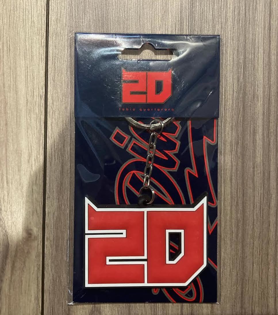 ★送料無料★Fabio Quartararo #20 ファビオ・クアルタラロ オフィシャル キーリング キーホルダー